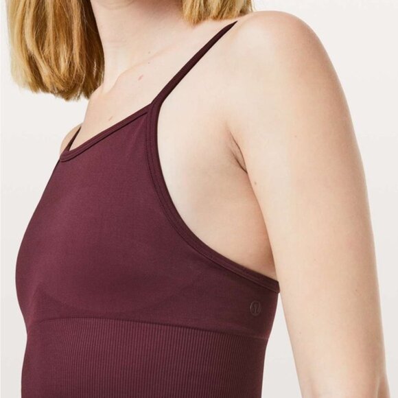 Lululemon Ebb To Street Bra Long- Color: LineDark Adobe - Picture 2 of 7